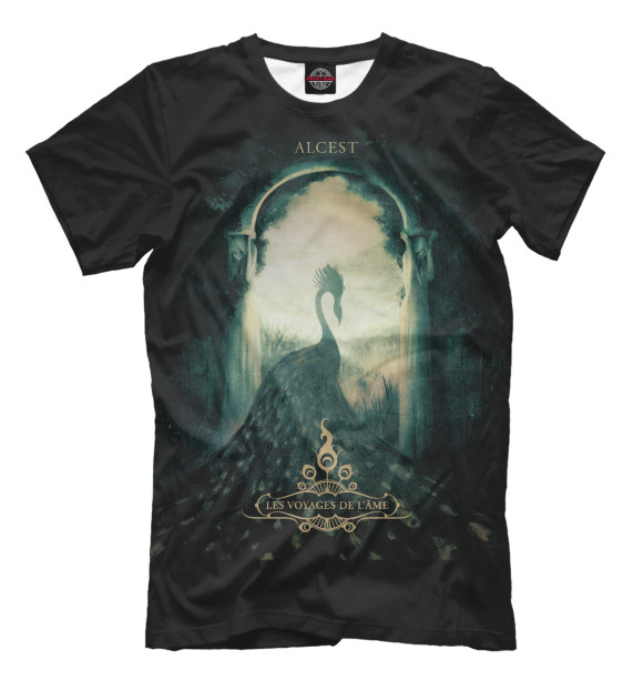 Футболка для мальчиков с изображением Alcest цвета Белый