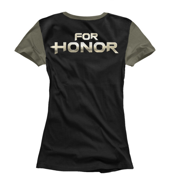 Футболка для девочек с изображением For honor цвета Белый