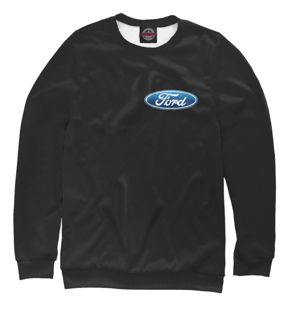 Мужской свитшот с изображением Ford цвета Белый