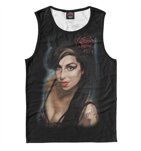 

Майки Print Bar, Белый, Amy Winehouse
