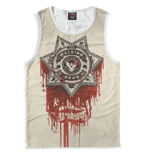 

Майки Print Bar, Белый, Ходячие мертвецы