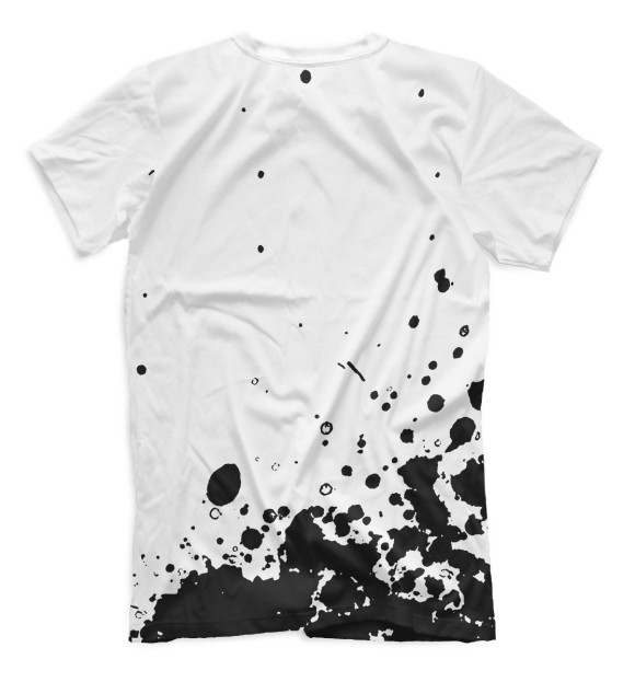 Мужская футболка с изображением ОУ74 цвета Белый