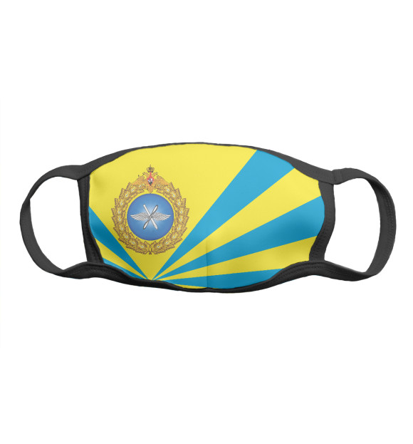 Маска тканевая с притом Военно Воздушные Силы цвета Белый Маска тканевая с изображением Военно Воздушные Силы цвета Белый