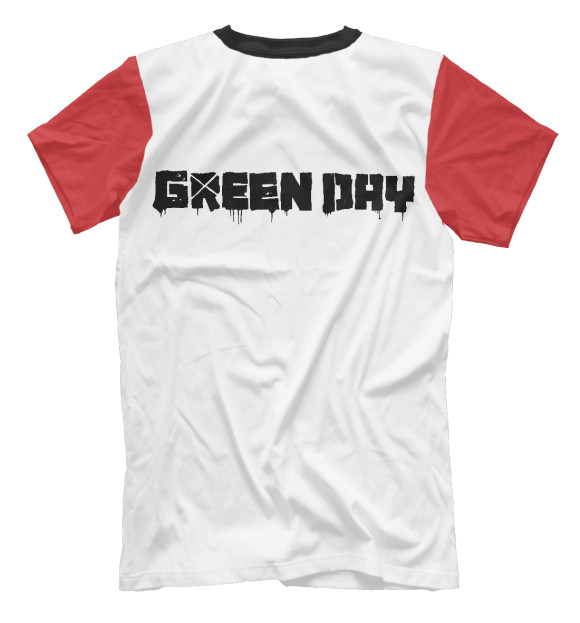 Футболка для мальчиков с изображением Green Day цвета Белый