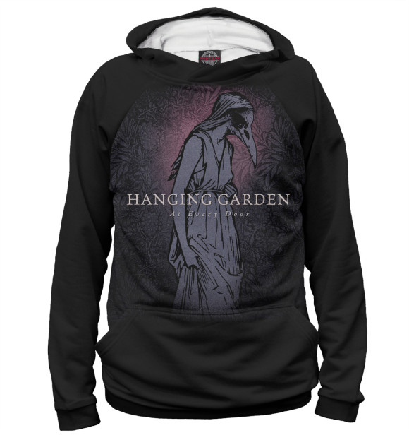 Женское худи с изображением Hanginggarden цвета Белый