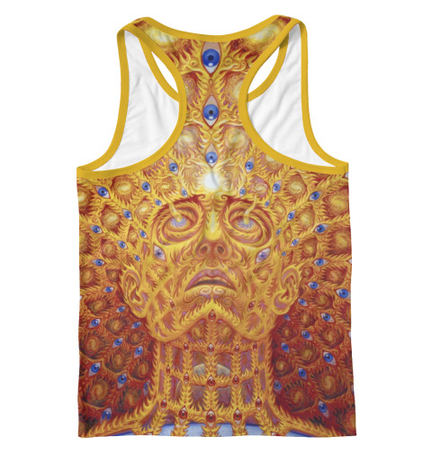 

Майки борцовки Print Bar, Белый, ФАНТАЗИ ГЛАЗ