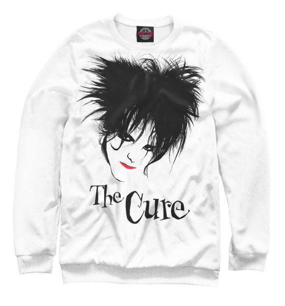 Женский свитшот с изображением The Cure цвета Белый