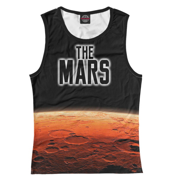 Майка для девочки с изображением The Mars цвета Белый