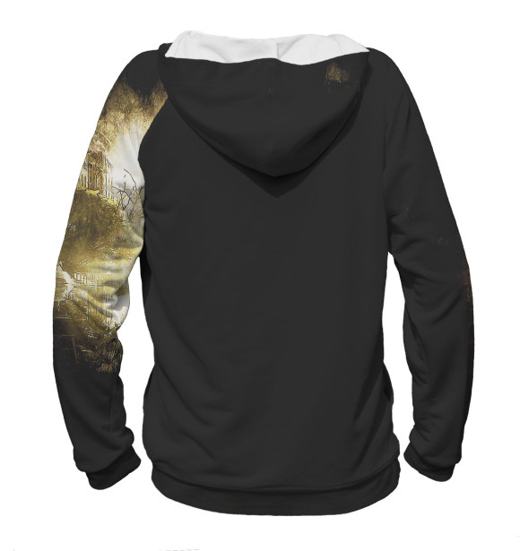 Мужское худи с изображением Маленькая Элли цвета Белый