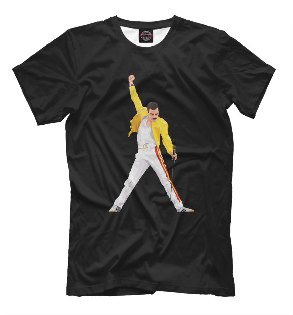 Футболка для мальчиков с изображением Freddie Mercury цвета Белый