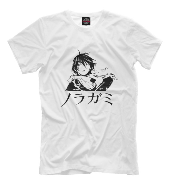 Мужская футболка с притом Бездомный Бог цвета Молочно-белый Мужская футболка с изображением Бездомный Бог цвета Молочно-белый