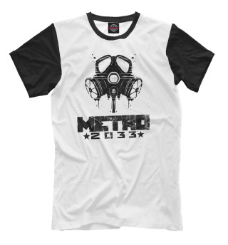 Мужская футболка Metro 2033 black l