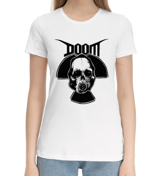 Хлопковая футболка для девочек DOOM Biohazard