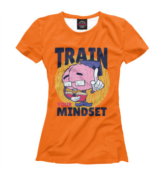 Женская футболка Тренируй мышление