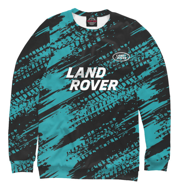 Свитшот для девочек с изображением LAND ROVER цвета Белый