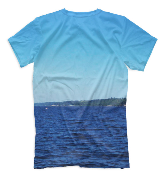 Мужская футболка с изображением Саратов цвета Белый