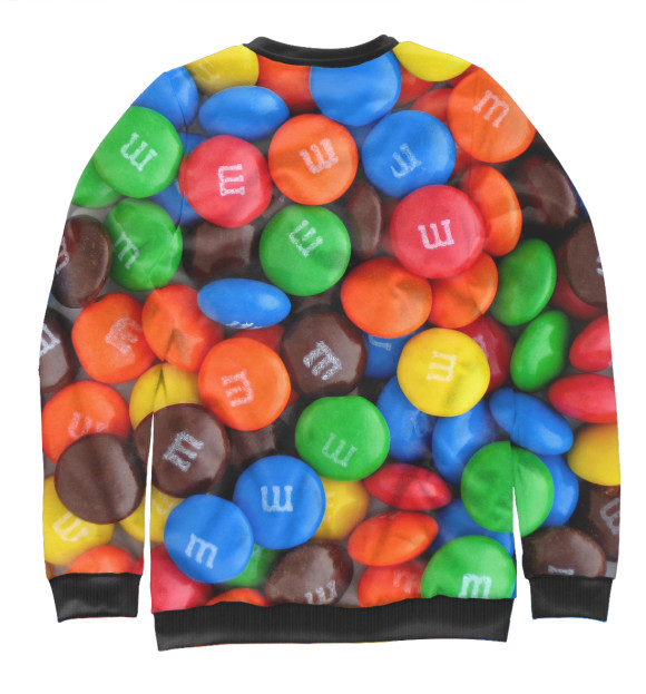 Мужской свитшот с изображением M&M'S цвета Белый