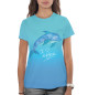 Женская футболка Love dolphins