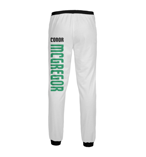 Мужские спортивные штаны с изображением ММА Конор МакГрегор цвета Белый