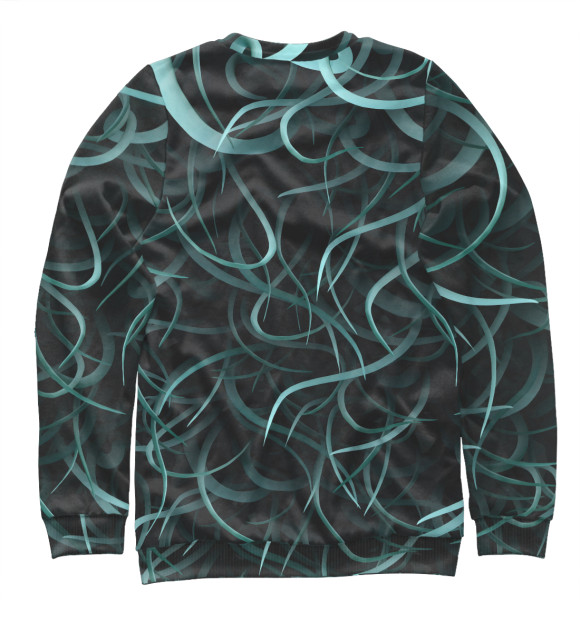 Свитшот для девочек с изображением Щупальца цвета Белый