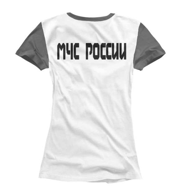 Футболка для девочек с изображением КрАЗ цвета Белый