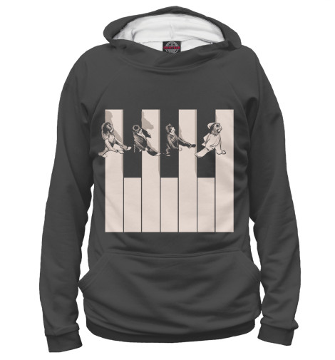 

Худи Print Bar, Белый, Crossing the Keyboard