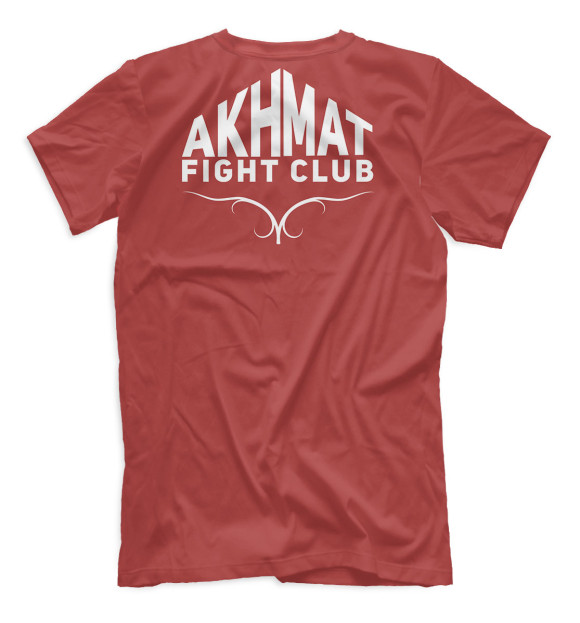 Мужская футболка с изображением Akhmat - Fight Club цвета Белый