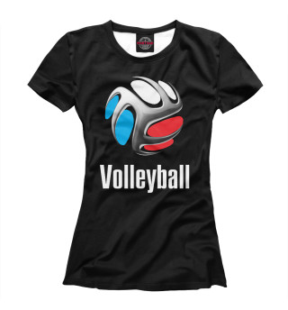 Женская футболка Волейбол Россия