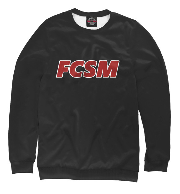 Свитшот для мальчиков с изображением FCSM цвета Белый