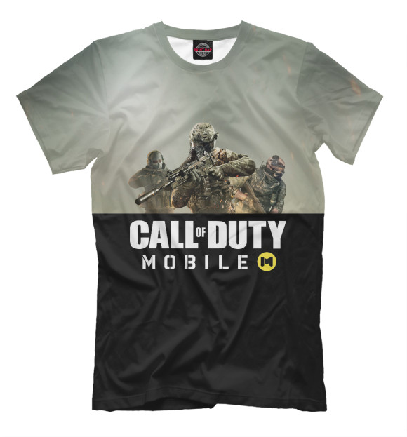 Мужская футболка с изображением Call of Duty: Mobile цвета Белый