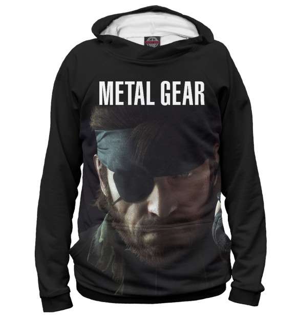 Женское худи с изображением Metal Gear цвета Белый