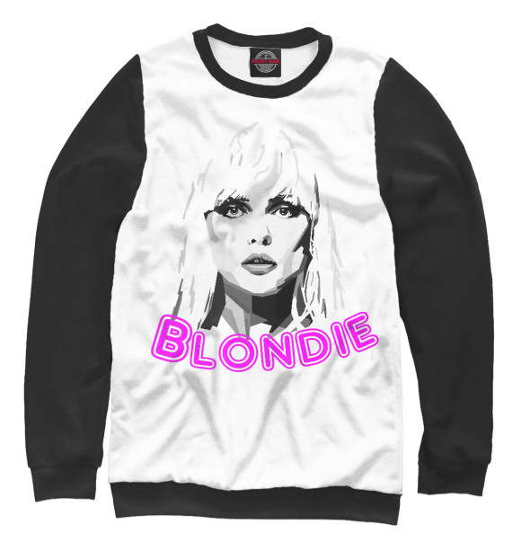 Свитшот для девочек с изображением Blondie цвета Белый