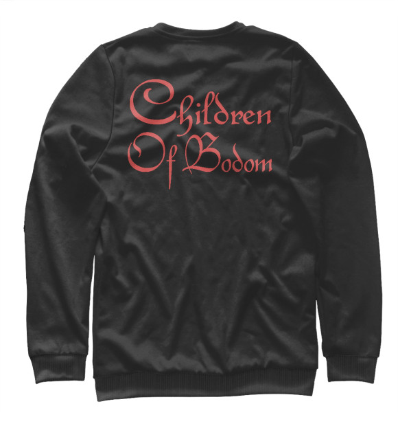 Мужской свитшот с изображением Children Of Bodom цвета Белый