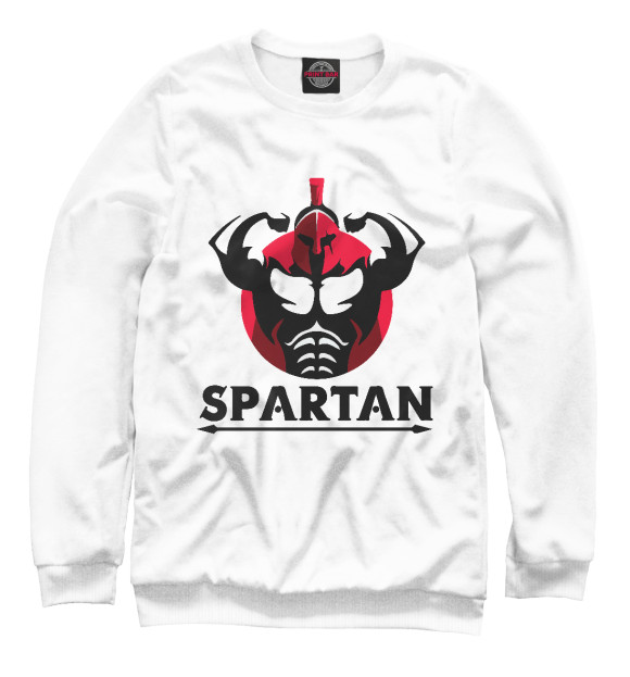 Свитшот для мальчиков с изображением Spartan цвета Белый