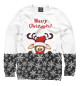 Свитшот для девочек Merry Christmas