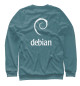 Мужской свитшот Debian Blue