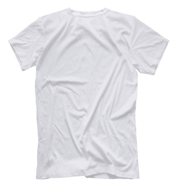 Мужская футболка с изображением Теннис цвета Белый