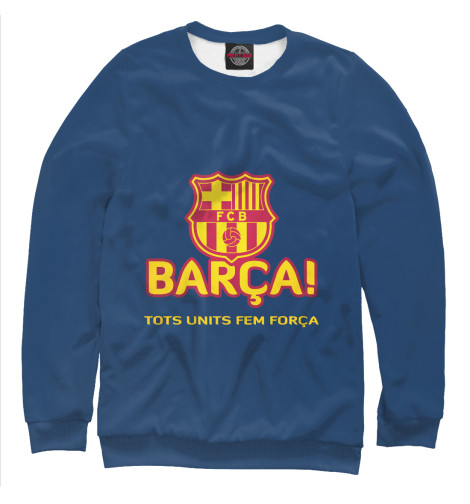 

Свитшоты Print Bar, Белый, FC Barсelona