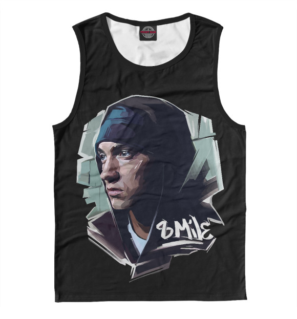 Майка для мальчика с изображением Eminem цвета Белый