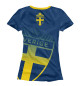 Женская футболка Швеция