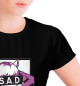 Женская футболка Anime Sad Girl