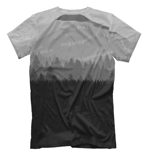 Мужская футболка с изображением RED DEAD REDEMPTION 2 цвета Белый