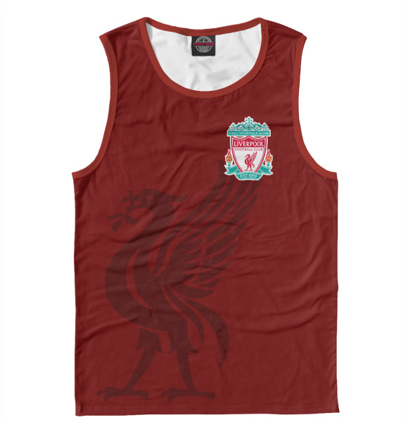 Майка для мальчика с изображением Liverpool цвета Белый