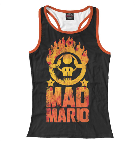 

Майки борцовки Print Bar, Белый, Mad Mario
