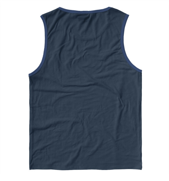 Мужская майка с изображением Я московский озорной гуляка цвета Белый