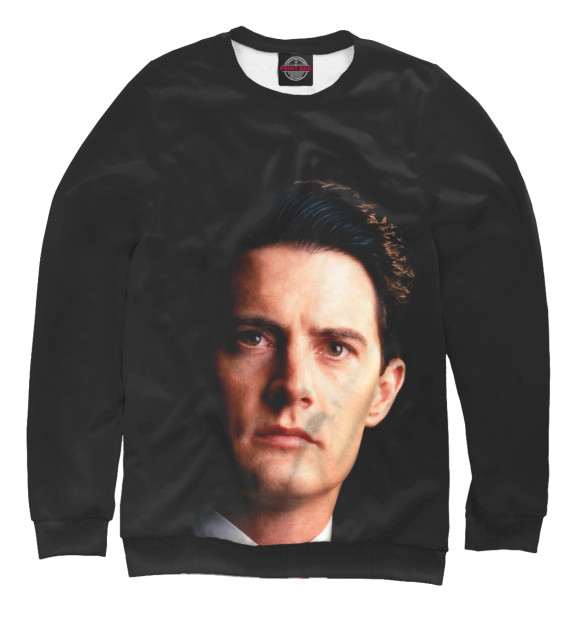 Свитшот для мальчиков с изображением Twin Peaks. цвета Белый