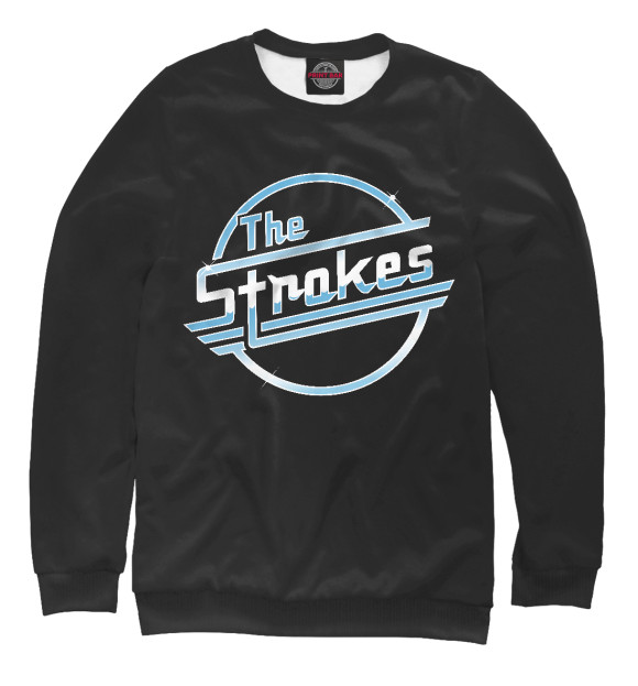 Свитшот для девочек с изображением The Strokes цвета Белый