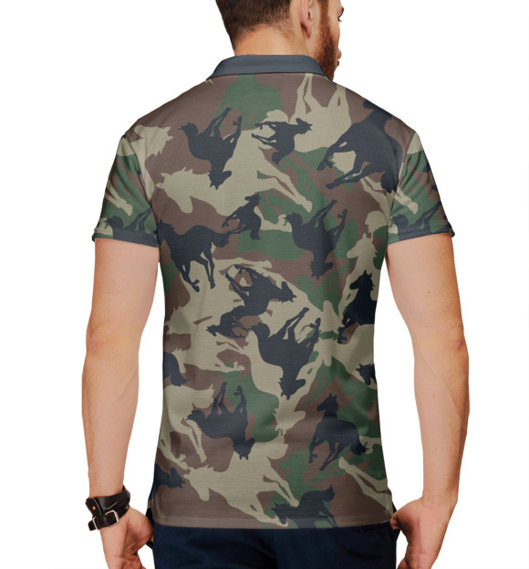 Мужское поло с изображением Deftones цвета Белый