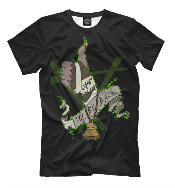 Мужская футболка с изображением Warhammer Skaven цвета Черный