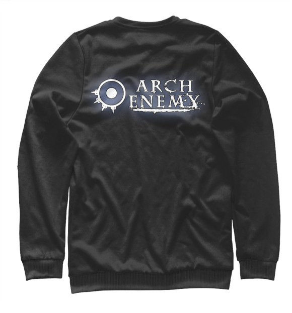 Женский свитшот с изображением Arch Enemy цвета Белый